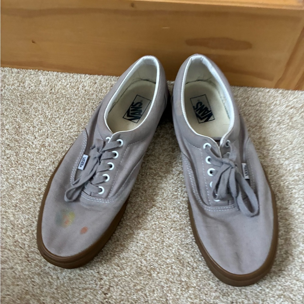 Vans Men's Gray Canvas Sneakers size 12
